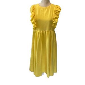 Zulily Yellow sundress Medium